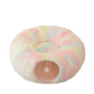 Foldable Plush Cat Tunnel Nest
