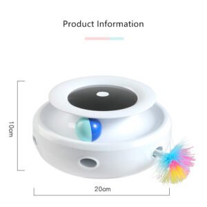 Electric Self-Interactive Feather Cat Toy