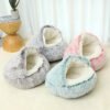 Semi-Enclosed Winter Warm Pet Bed