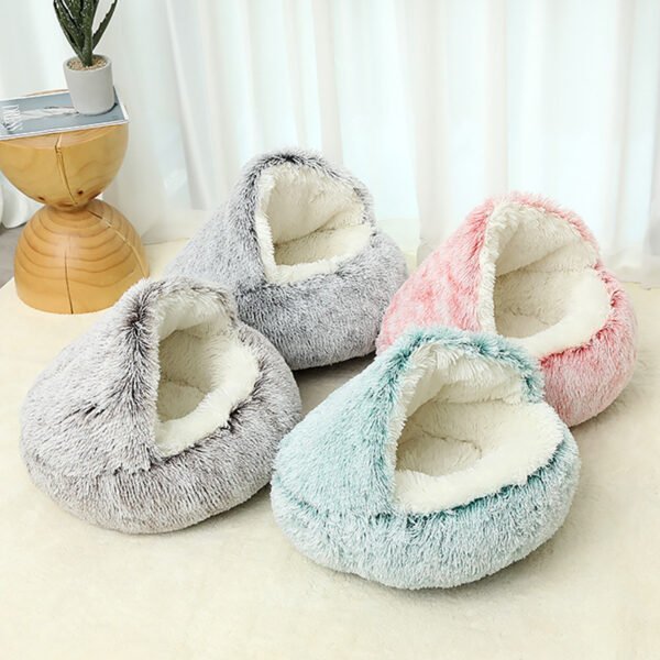 Semi-Enclosed Winter Warm Pet Bed